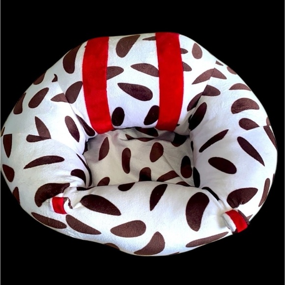 Nine Months Sober Baby Sofa Sitting Support Pillow, Cow Black and White Print - Picture 1 of 15